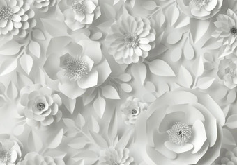 Фотообои Citydecor Цветы модерн 3D с защитным покрытием 200x140