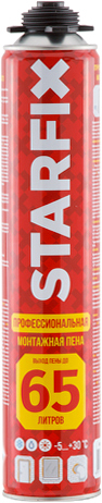 Монтажная пена Starfix Foam Pro 65 SM-87465-1 (850 мл)