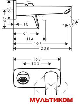 Смеситель Hansgrohe Logis 71220000