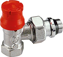 Запорная арматура Giacomini Угловой термостатический клапан с преднастройкой R401PX233