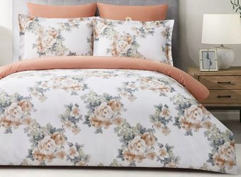 Постельное белье Arya Alamode 2сп 8680943244017 (коралловый)