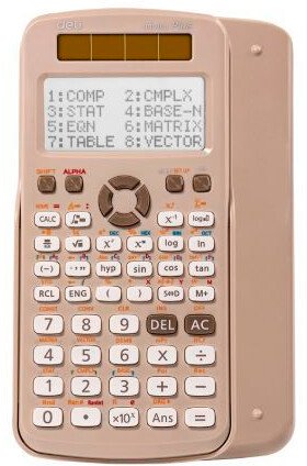 Инженерный калькулятор Deli ED991ES (серый)
