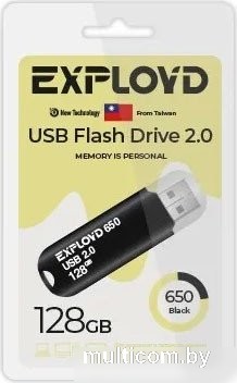 USB Flash Exployd 650 128GB (черный)