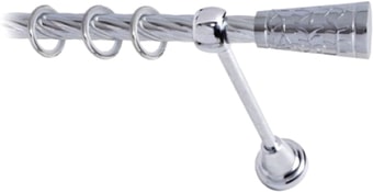 Lm Decor Византия (хром, витая, 1.8м 16мм, 1 ряд)
