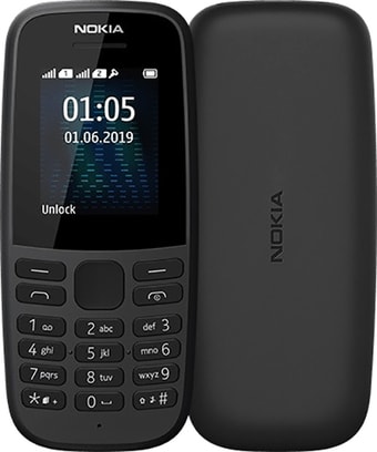 Мобильный телефон Nokia 105 (2019) (черный)