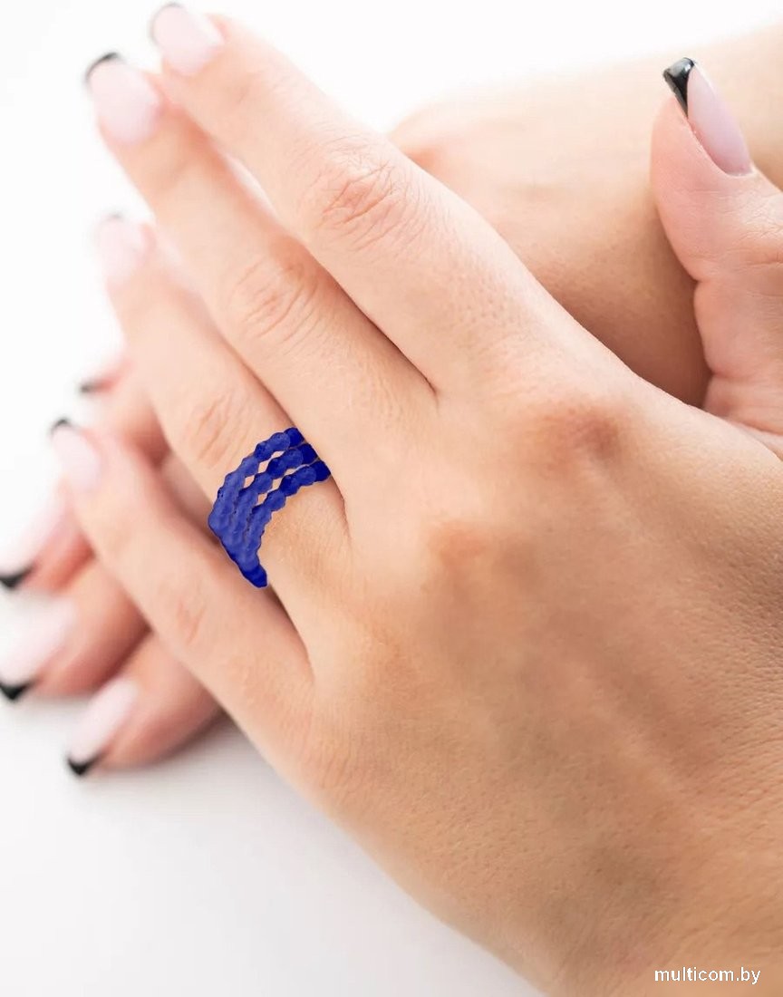 Wolves Циркон Тройное 5673 (р.22-23, синий)