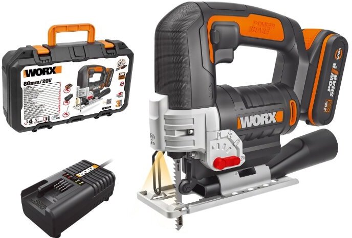 Электролобзик Worx WX543 (1 с-им АКБ)