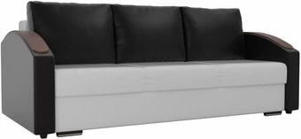 Диван Лига диванов Монако slide 102018 (белый/черный)