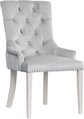 Интерьерное кресло Atreve Duke (серебристый BL03/белый)