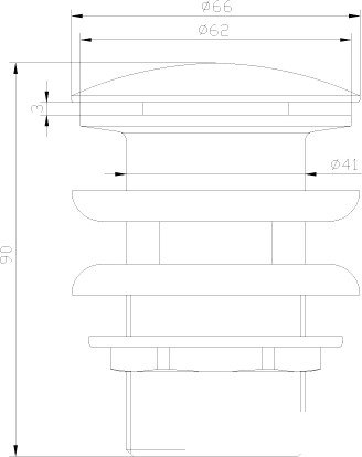 Донный клапан Lemark Jasmine LM6680ORB