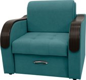 Кресло Сириус Лидер-1 НПБ 105x110 (Eva 23 велюр зеленый)