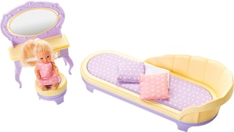 Аксессуары для кукольного домика Огонек Будуар "Маленькая принцесса" Лимонный С-1459