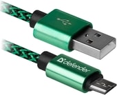 Кабель Defender USB08-03T (зеленый)