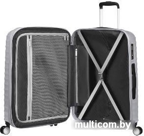 Чемодан-спиннер American Tourister Jetglam Metallic Silver 67 см