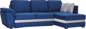Угловой диван PirroGroup Консул угловой (правый, велюр, velvet blue)