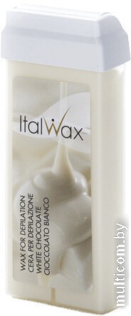 Воск ItalWax для депиляции Белый шоколад в картридже (100 г)