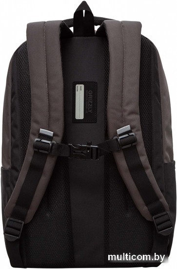 Городской рюкзак Grizzly RU-437-4 (черный/серый)