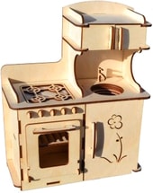 3Д-пазл Polly Набор мебели в большой кукольный домик - кухонный гарнитур