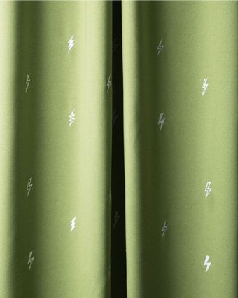 Комплект штор Pasionaria Флэш 290x270 с подхватами (зеленый)