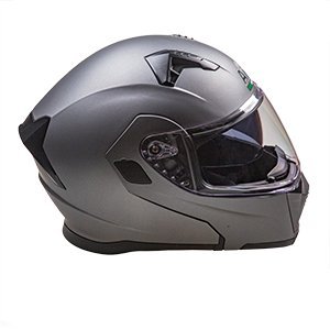 Мотошлем AIM JK906 906-005-XL (XL, серый металлик)