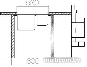 Кухонная мойка Asil AS 261-R (полированная, 1 мм)