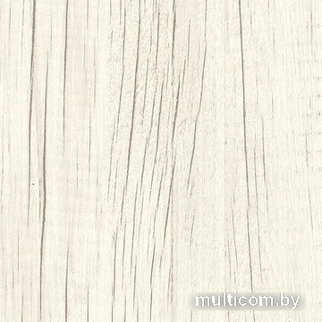 Стеллаж Hype Mebel Стандарт Люкс 80x200 (черный/древесина белая)