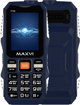 Мобильный телефон Maxvi P100 (синий)