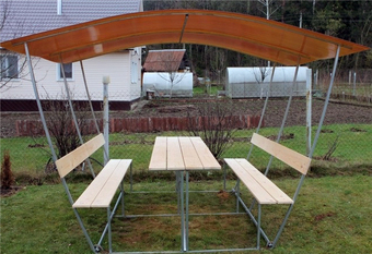 Беседка Велес Тюльпан (2м, красный)