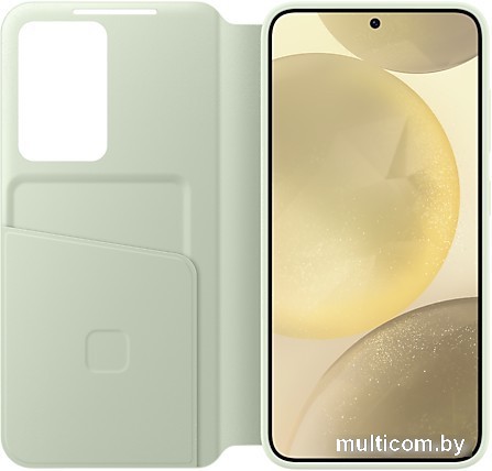 Чехол для телефона Samsung View Wallet Case S24 (светло-зеленый)
