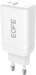 Сетевое зарядное EOFE E601 65W (белый)