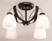 Люстра Citilux Крокус (хром/венге) [CL128141]