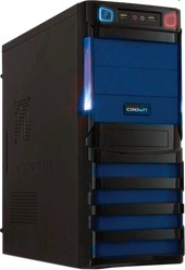 Корпус CrownMicro CMC-SM162 (черный/синий) 450W