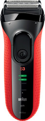 Электробритва Braun Series 3 3050cc (красный)
