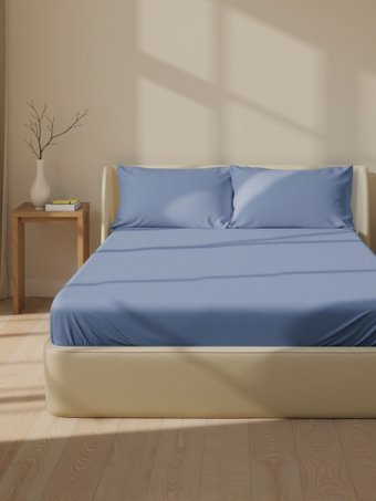 Постельное белье Sima-Land 10518585 (синий)