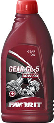 Трансмиссионное масло Favorit Gear 80W-90 GL-5 1л