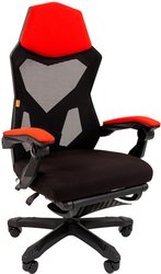 Игровое (геймерское) кресло CHAIRMAN 571 (черный/красный)