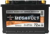 Автомобильный аккумулятор Megavolt 12V +R (72 А&middot;ч)
