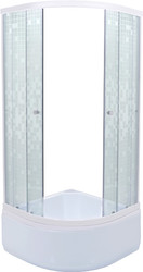 Душевой уголок Triton Стандарт В1 90x90 (стекло мозайка)