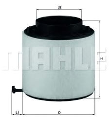 Воздушный фильтр Mahle Knecht LX2092D