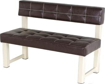 Банкетка AMC Lux 1 слоновая кость/венге