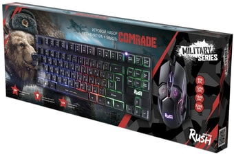 Клавиатура + мышь SmartBuy Rush Comrade SBC-550915G-K