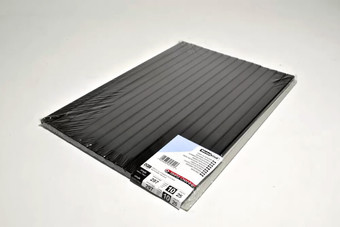 Металлический канал для переплета OPUS O.Simple Channel 297x10 мм OSC10CZA29725 (25 шт, черный)