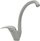 Смеситель Tolero Кухонный высокий №001 (серый металлик)