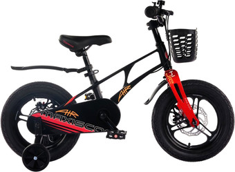 Детский велосипед Maxiscoo Air Pro 18 2024 (черный матовый)