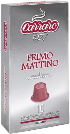 Кофе в капсулах Carraro Primo Mattino в капсулах Nespresso 10 шт