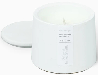 Ароматизированая свеча GoodNight Oatmeal Honey & Milk 396082 (113 г)