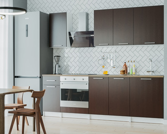 Готовая кухня Мебель-АРС Моника 2.4 м (венге цаво)