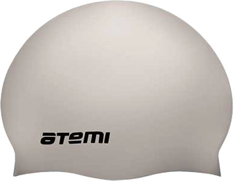Шапочка для плавания Atemi TC408 (серебристый)