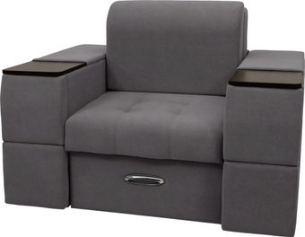 Сириус Лидер-13 ППУ 135x110 (Eva 07 велюр темно-серый)