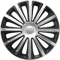 Набор колпаков на диски Versaco Trend 16" 16TRENDSB (4шт, серебристый/черный)